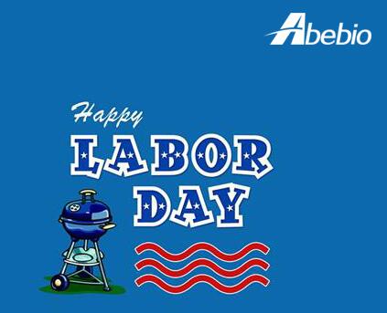 Abebio 2017 Labor Day Holiday Notice